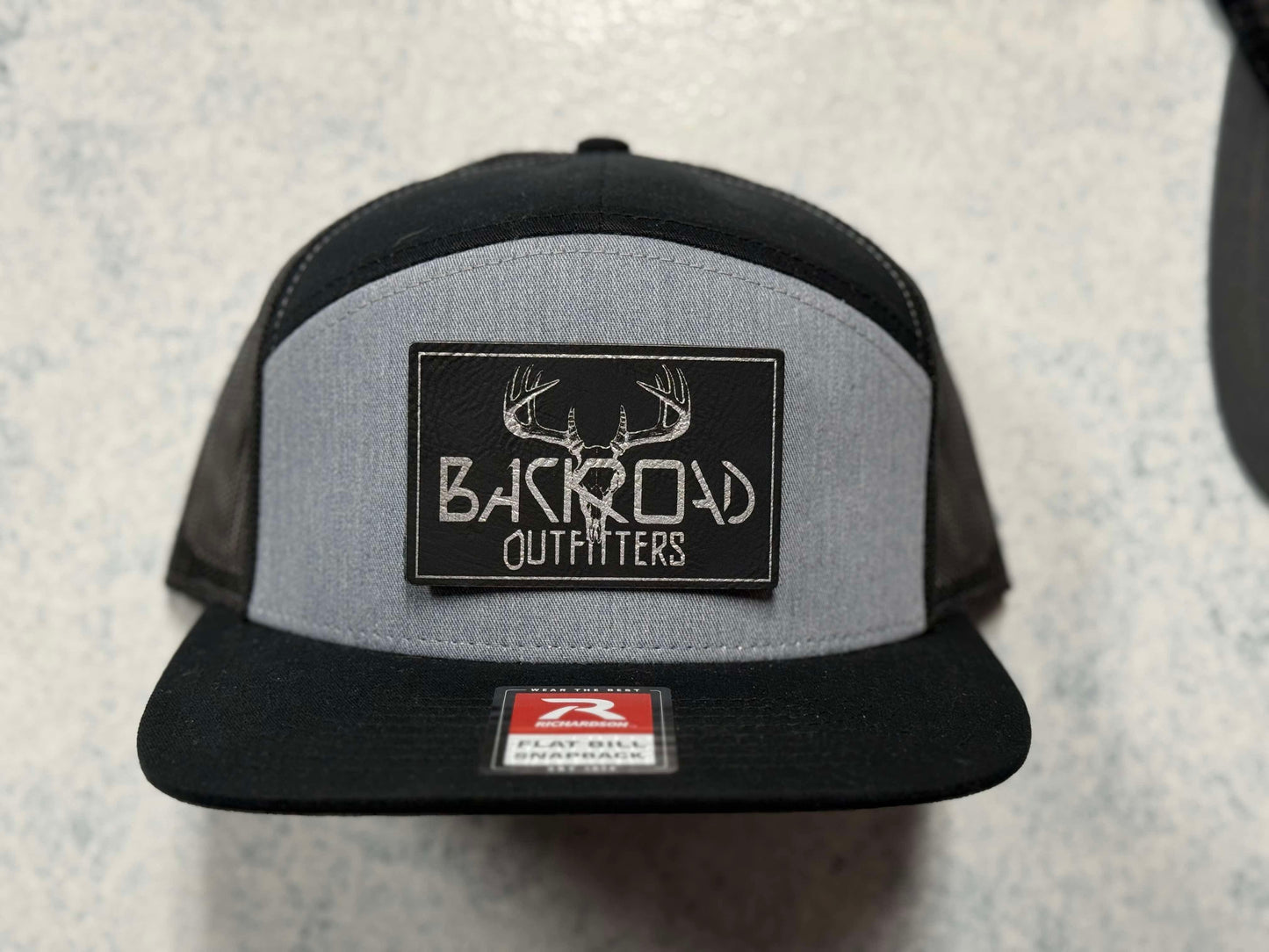 Backroad Outfitters Leather Patched Snapback Hat