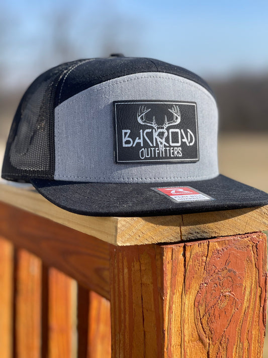 Backroad Outfitters Leather Patched Snapback Hat